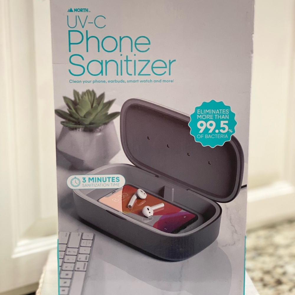 NEW UV-C Phone Sanitizer - Cleans Your Phone, Earbuds, Smart Watch And More